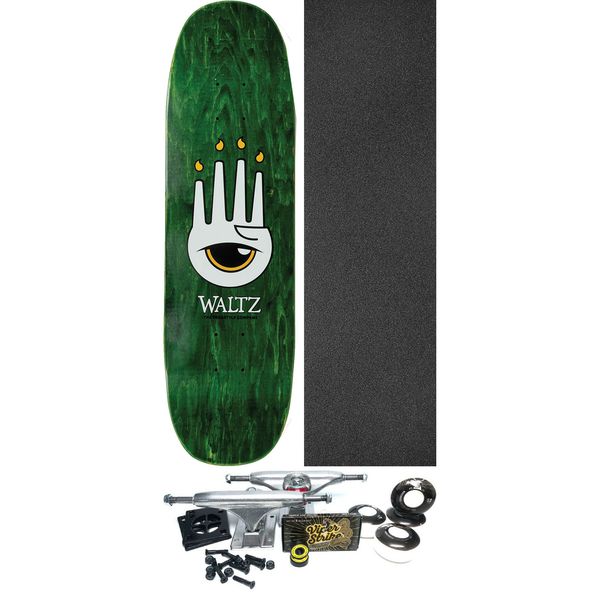 Waltz The Freestyle Company Hand of Glory Assorted Stains Skateboard Deck - 8" x 29.2" - Complete Skateboard Bundle